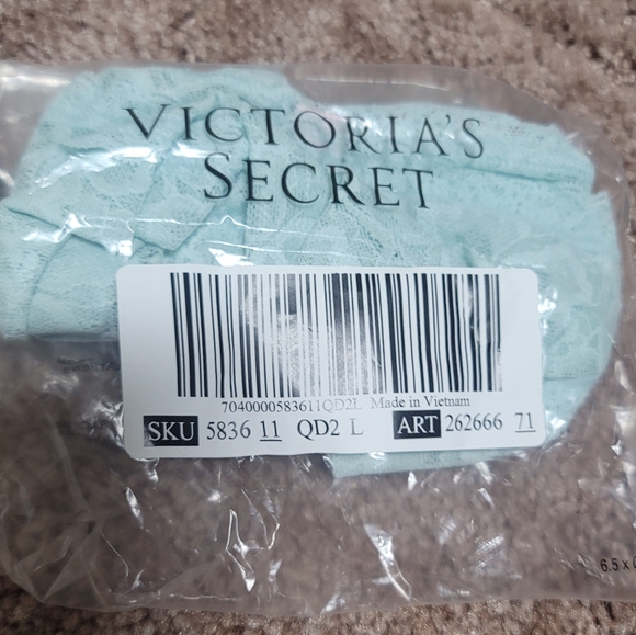 Victoria's secret very sexy the lacie shine strap bikini panty RARE LARGE - Picture 5 of 9